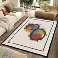 Modern Infinity Symbol Rug Abstract Minimalist Area Mat Zen Art