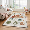 Minimalist Mountain Nature Rug Scandi Boho Adventure Area Mat