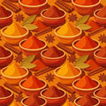 Spice Garden Kitchen Rug Modern Culinary Spices Area Mat Warm