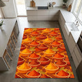 Spice Garden Kitchen Rug Modern Culinary Spices Area Mat Warm