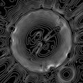 Modern Topographic Line Art Rug Black and White Abstract Area Mat