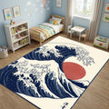 The Great Wave off Kanagawa Area Rug