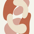 Minimalist Abstract Organic Shapes Area Rug