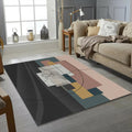 Modern Abstract Woman Silhouette Rug
