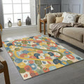 Colorful Playful Doodle Universe Rug