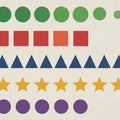 Educational Shapes Kids Rug Colorful Geometry Nursery Area Mat