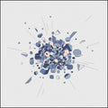 Modern Abstract Geometric Explosion Rug