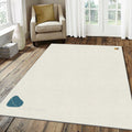 Extreme Minimalist Zen Rug Pure Cream Area Mat Modern Japandi