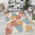 Mid Century Modern Organic Shapes Rug