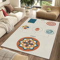Modern Infographic Process Rug Creative Journey Mandala Area Mat