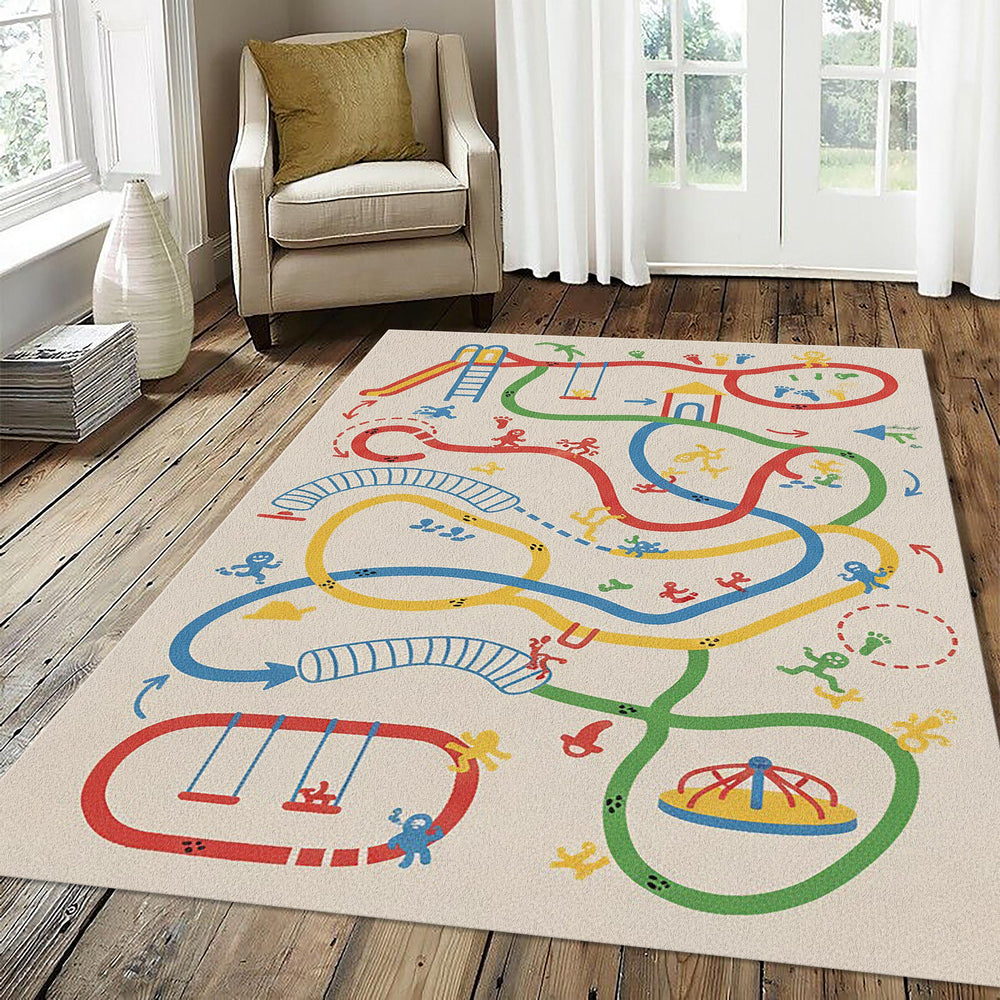 Interactive Playground Adventure Rug