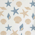 Coastal Sea Shells Area Rug Nautical Starfish Pattern Floor Mat