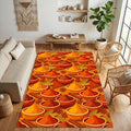 Spice Garden Kitchen Rug Modern Culinary Spices Area Mat Warm