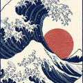 The Great Wave off Kanagawa Area Rug