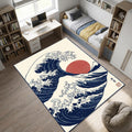 The Great Wave off Kanagawa Area Rug