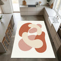 Minimalist Abstract Organic Shapes Area Rug
