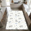 Watercolor Sleeping Bear Nursery Rug