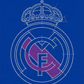 Real Madrid Area Rug Technical Drawing Football Club Floor Mat