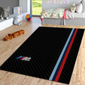 BMW M Power Series Area Rug Carbon Fiber Texture Racing Floor Mat