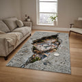 Skate Park 3D Area Rug Gaming Room Teen Boys Bedroom Carpet