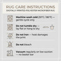 Botanical Branch Area Rug Japandi Living Room Dining Carpet