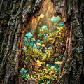 Enchanted Fairy Garden Area Rug Mushroom Forest Magical Nursery
