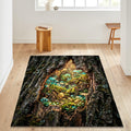 Enchanted Fairy Garden Area Rug Mushroom Forest Magical Nursery