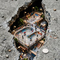 Skate Park 3D Area Rug Gaming Room Teen Boys Bedroom Carpet