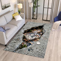 Skate Park 3D Area Rug Gaming Room Teen Boys Bedroom Carpet