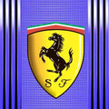 Ferrari Scuderia Purple Area Rug Gaming Room Bedroom Carpet