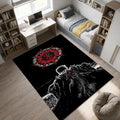 Berserk Guts Area Rug Anime Manga Gaming Room Carpet Washable