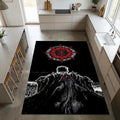Berserk Guts Area Rug Anime Manga Gaming Room Carpet Washable