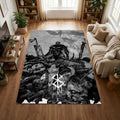 Berserk Guts Battlefield Rug Dark Fantasy Living Room Carpet