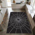 Broken Glass Area Rug Dark Aesthetic Bedroom Carpet Washable