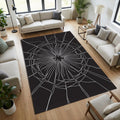 Broken Glass Area Rug Dark Aesthetic Bedroom Carpet Washable