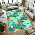 Ocean Coral Reef Fish Rug Kids Bathroom Play Mat Washable NonSlip
