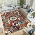 Boho Dreamcatcher Area Rug Bedroom Living Room Carpet Washable