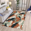 Abstract Brush Stroke Area Rug Boho Living Room Dining Carpet
