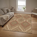 Macrame Boho Area Rug Living Room Bedroom Carpet Washable