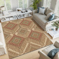 Macrame Boho Area Rug Living Room Bedroom Carpet Washable