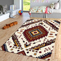 Aztec Southwestern Area Rug Living Room Tribal Carpet Washable