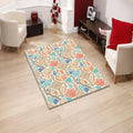 Coastal Macrame Sea Rug Beach House Bedroom Carpet Washable