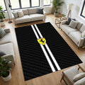 Ferrari Area Rug Man Cave Garage Carpet Washable Non-Slip Sports
