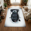 Mclaren Sports Car Area Rug Man Cave Garage Bedroom Carpet
