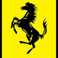 Ferrari Prancing Horse Racing Area Rug