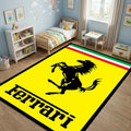 Ferrari Prancing Horse Racing Area Rug