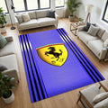 Ferrari Scuderia Purple Area Rug Gaming Room Bedroom Carpet