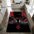 Berserk Berserker Armor Rug Dark Fantasy Bedroom Carpet Washable