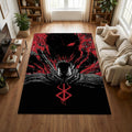 Berserk Berserker Armor Rug Dark Fantasy Bedroom Carpet Washable
