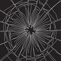 Broken Glass Area Rug Dark Aesthetic Bedroom Carpet Washable